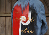 He Māori Ahau/Tino Adults Denim Jacket